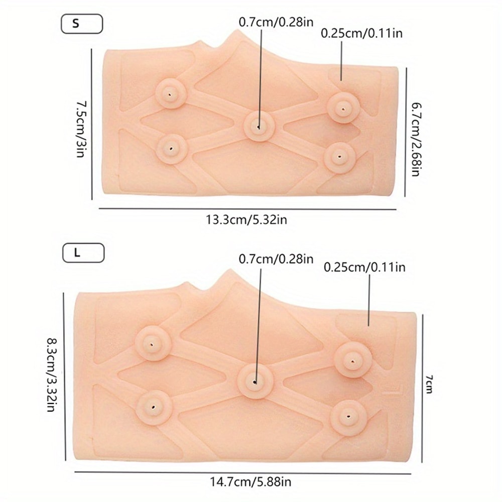 Pain Relief Silicone Glove Protector, Alleviates Carpal Tunnel Syndrome and Tendinitis Pain