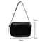 New Popular Square Sling Bag, Fashionable Advanced Texture Retro Small Saddle Bag Women