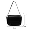 New Popular Square Sling Bag, Fashionable Advanced Texture Retro Small Saddle Bag Women