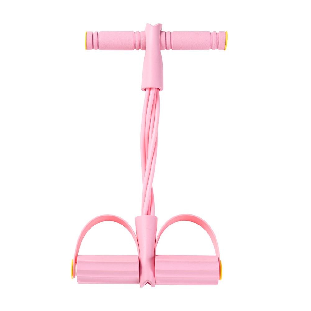 Yoga Abdominal Strengthening Elastic Band Tension Rope FourTube Pedal Tensioner MultiFunctional Hou 6