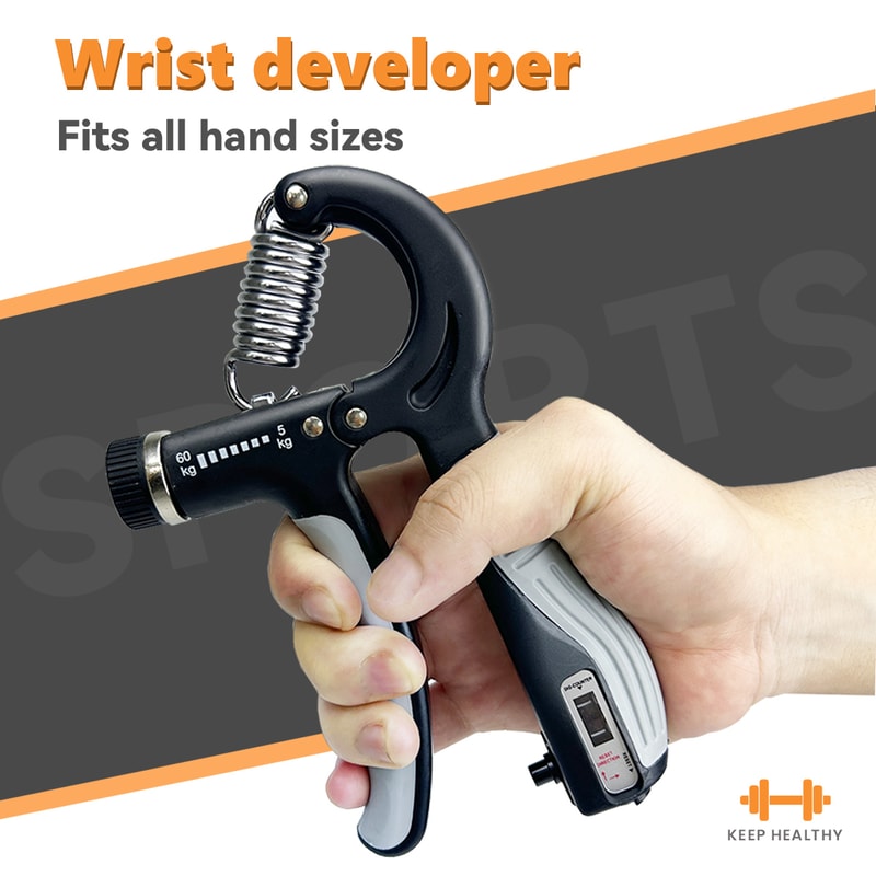 Hand Grip Strengthener Adjustable Forearm Trainer, Grip Strength Trainer