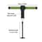 Forearm Muscle Strength Workout Bar Wrist Trainer Pulldown Bar With Thickened Sponge Grip Portable 4