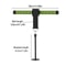 Forearm Muscle Strength Workout Bar Wrist Trainer Pulldown Bar With Thickened Sponge Grip Portable 4