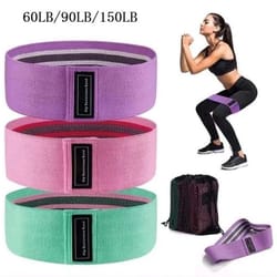 glute bands fabric resistance, stretchy hip booty bands, thigh fitness squat circle loops