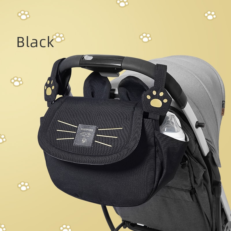 Maternity Universal Baby Stroller Bags Organizer Cat Diaper Bag Large Capacity Mommy Travel Bag 5