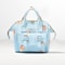 Wearresistant Mommy Shoulder Bag Cartoon Print Travel Backpack Durable Multifunctional Maternity Ba 6