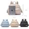Stylish Solid Fashion Diaper Backpack for Baby Care, Waterproof Multi-function Nappy Changing Bag