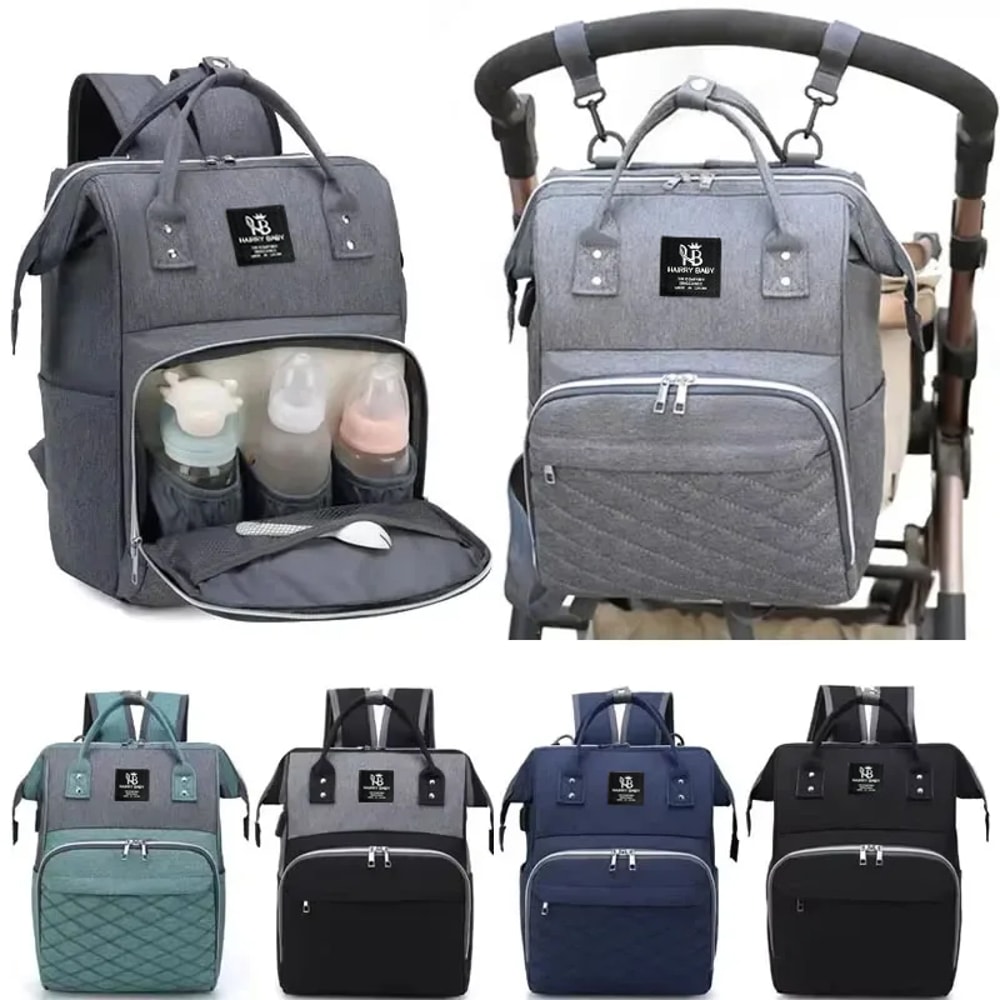 Large Capacity Mommy Diaper Bags Convenient Baby Nursing Bag Baby Stroller Hanging Backpack With Ch 1