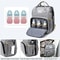 Large Capacity Nappy Milk Bottle Backpacks, Mommy Diaper Bags Baby Bed, Convenient Baby Nursing Bags