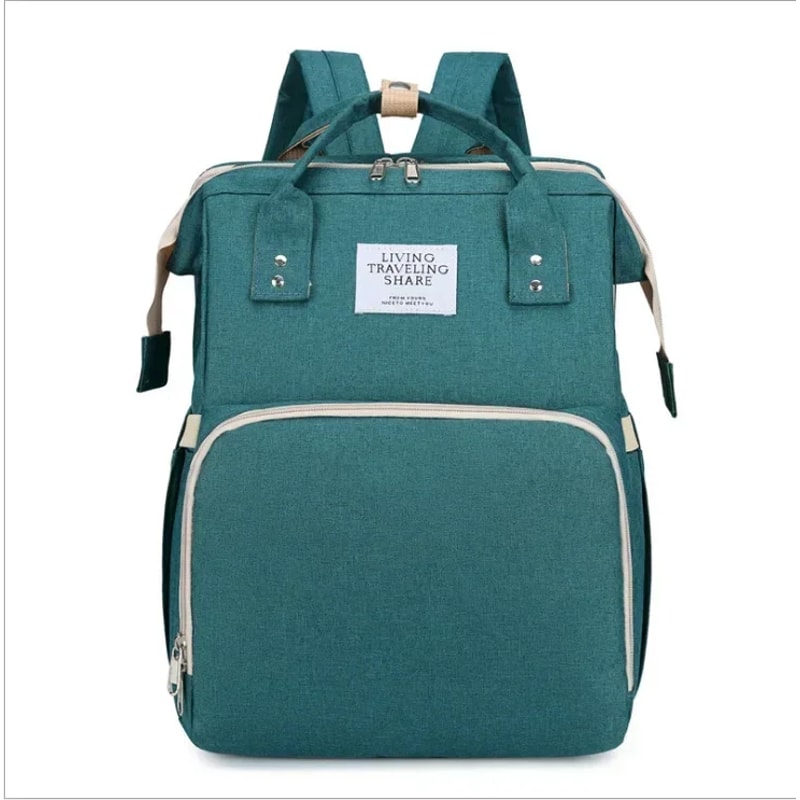 Large Capacity Nappy Milk Bottle Backpacks, Mommy Diaper Bags Baby Bed, Convenient Baby Nursing Bags