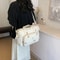 Maternity Pack, Large Mommy Bag, Baby Organizer, Embroidery Women Shoulder Crossbody Bag for Mother, Hospital Travel Bag