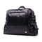 Large Capacity Waterproof Black Diaper Bag Smooth Leather Nursing Changing Backpack For Newborn Bab 0