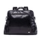 Large Capacity Waterproof Black Diaper Bag Smooth Leather Nursing Changing Backpack For Newborn Bab 5
