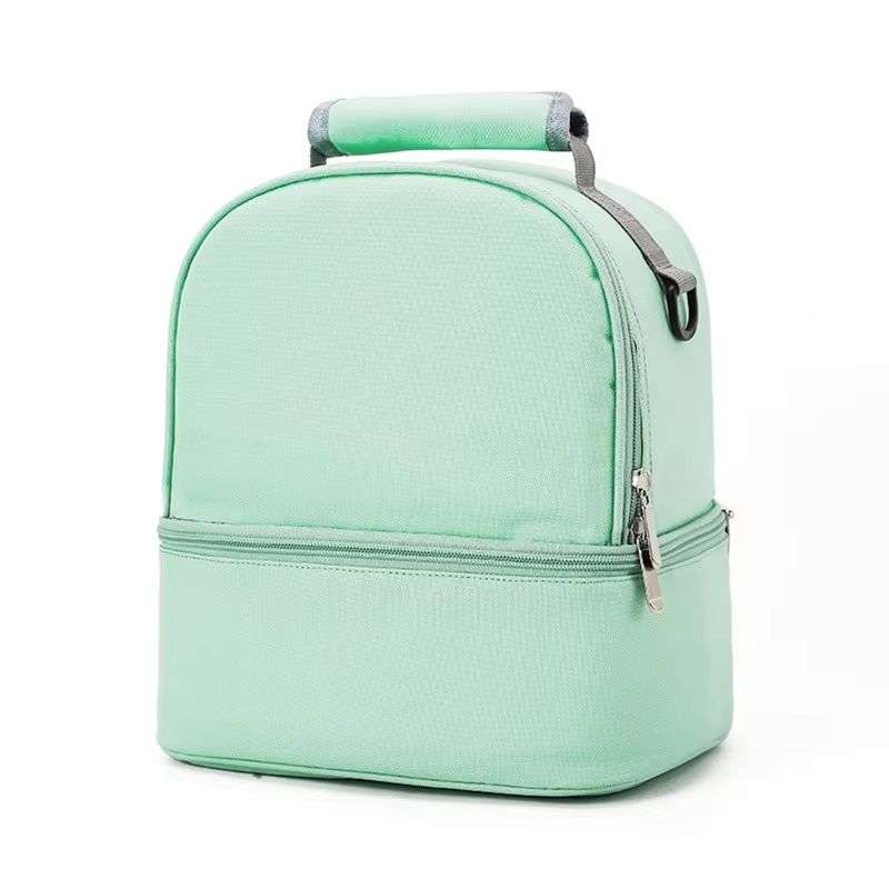 Large Capacity Mommy Bag Solid Color Fashion Insulation Double Layer Pack Travel Picnic Portable Fo 10