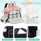 Women Large Capacity Diaper Bag Backpack, Cotton Shoulder Maternity Shopping Bags for Baby Diaper