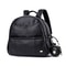 New Fashion PU Black Diaper Backpack For Baby Large Capacity Diaper Bag Waterproof Pockets Stroller 0