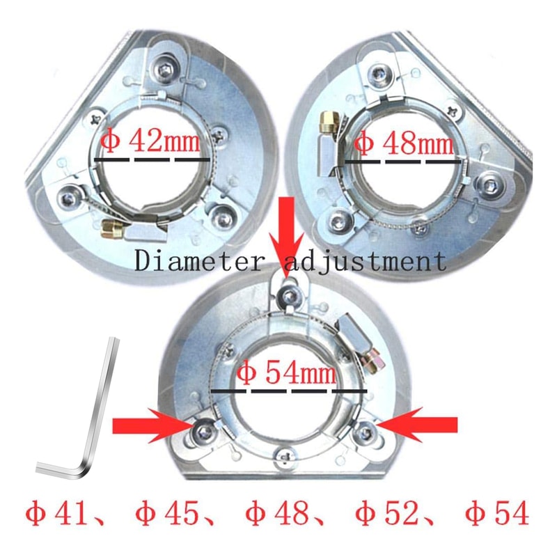 Professional Angle Grinder Guard, Attachments Dust Extractor Cutting Shroud, Durable Grinding Cover