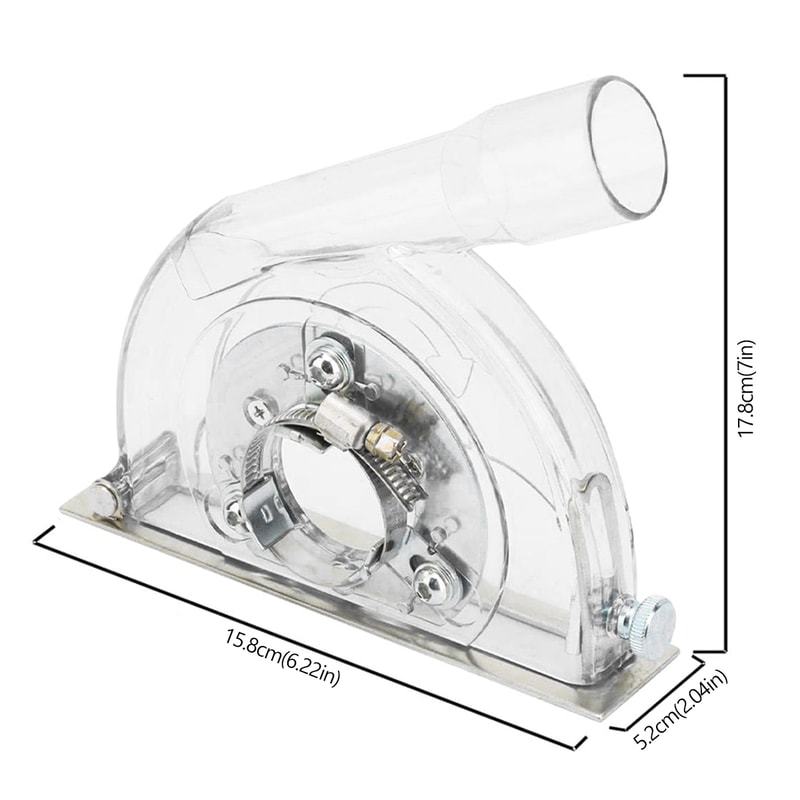 Professional Angle Grinder Guard, Attachments Dust Extractor Cutting Shroud, Durable Grinding Cover
