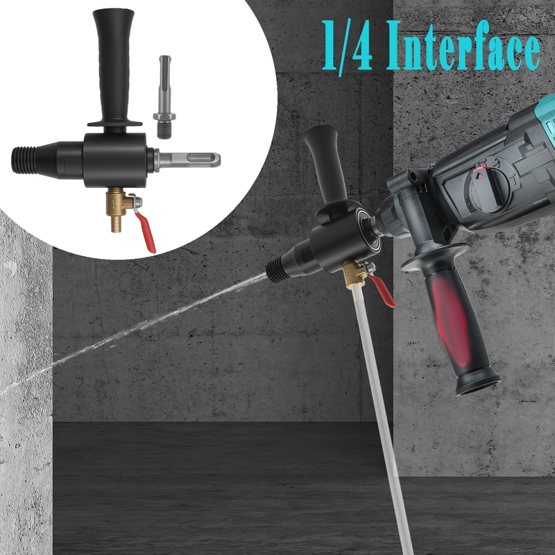 Water Drill Water Electric Hammer Into Water Drill Turn Male To SDS Max Drill Adapter With 2 Connec 0