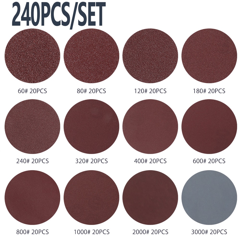 Abrasive Polishing Pad Kit Sanding Discs Pads Set Dremel Rotary Tool Sandpapers Accessories For Met 4