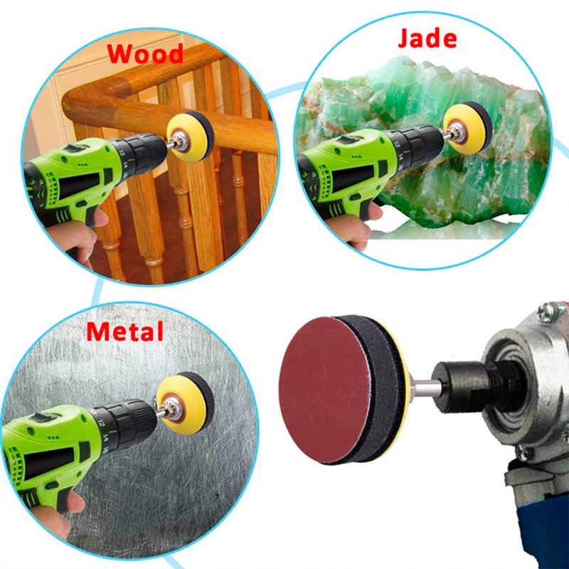 Abrasive Polishing Pad Kit Sanding Discs Pads Set Dremel Rotary Tool Sandpapers Accessories For Met 3