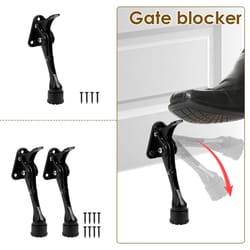 height adjustable kick down doorstop, pedal kickdown for apartments and garages