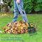 Adjustable Garden Leaf Rake 11 Prong Strong Rake For Autumn Garden Flower Bed Cleaning 1