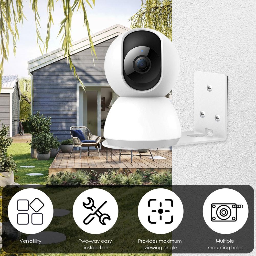 Universal L Shape Bracket Wall Mount Right Angle PTZ Camera Surveillance Bracket Steady Support Iro 0