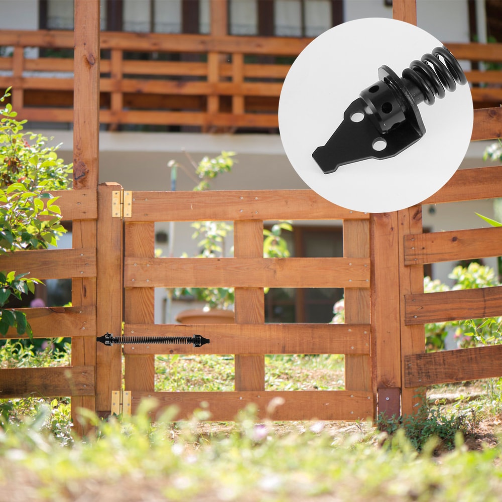 Automatic Gate Spring Metal Fence 8inch Garden Gate Spring Closer RustProof Door Closure For Outdoo 0