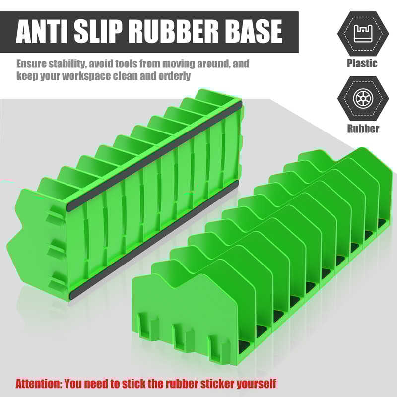Plier Organizer Rack With NonSlip Rubber Base For Workshop Tool Storage 2