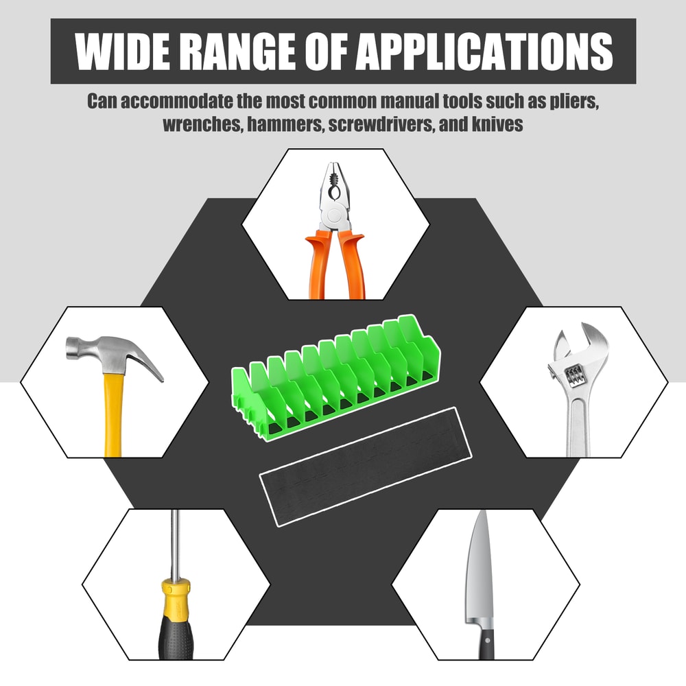 Plier Organizer Rack With NonSlip Rubber Base For Workshop Tool Storage 4