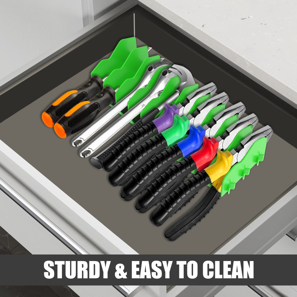 Plier Organizer Rack With NonSlip Rubber Base For Workshop Tool Storage 5