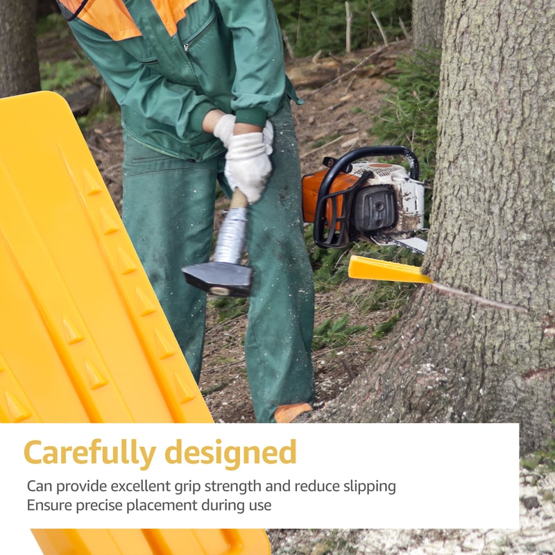 Plastic Chainsaw Felling Wedges Wear Resistant Tree Safety Cutting Wedge Logging Supplies For Wood 2