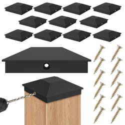 deck post caps for protecting garden fence, wood fence post covers with heat resistance