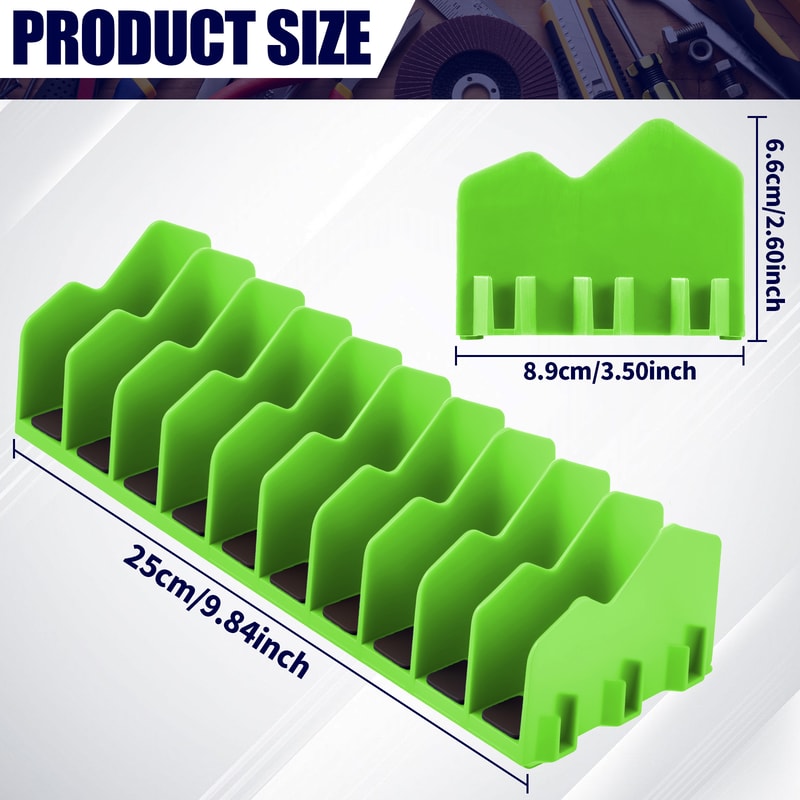 Plastic Tool Rack Plier Organizer With Nonslip Rubber Base Space Saving Toolbox For Wrenches Cutter 4