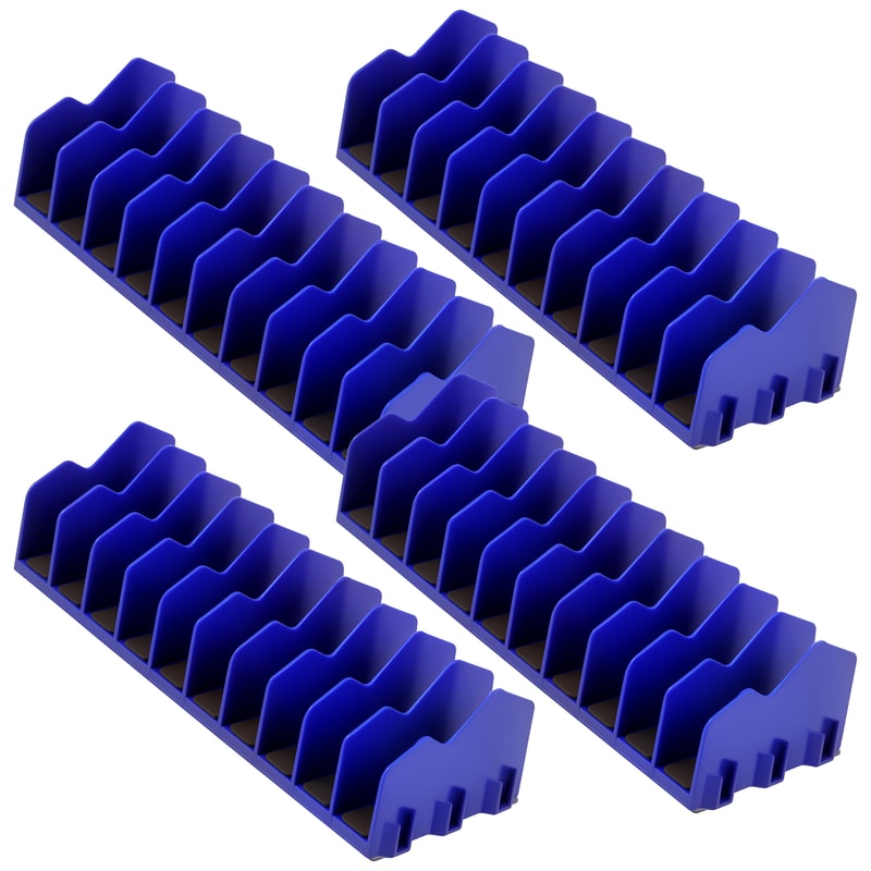 Plastic Tool Rack Plier Organizer With Nonslip Rubber Base Space Saving Toolbox For Wrenches Cutter 5