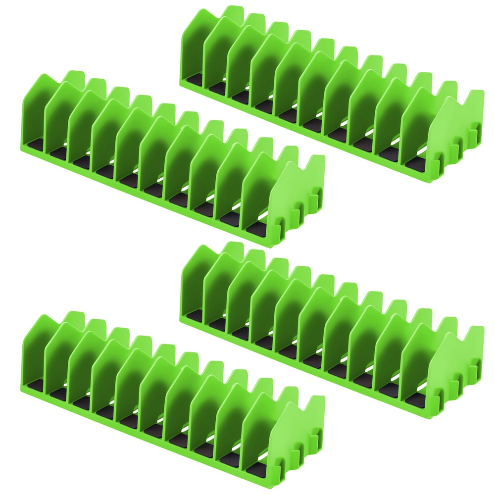 Plastic Tool Rack Plier Organizer With Nonslip Rubber Base Space Saving Toolbox For Wrenches Cutter 7