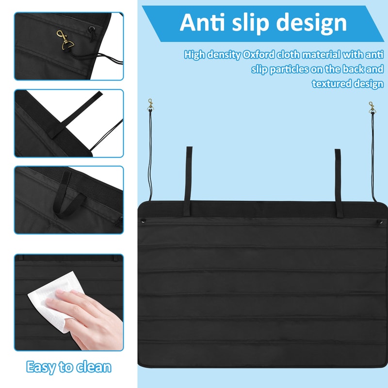 Foldable Universal Trunk Mat For SUV Nonslip Bumper Protector Wear Resistant Rear Guard 3