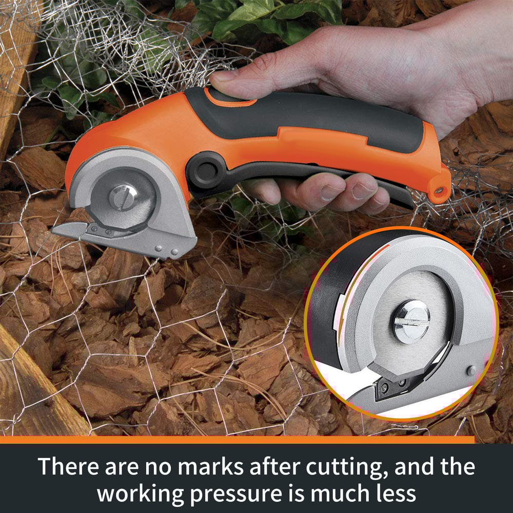 Tungsten Steel Rotary Blade Cordless Electric Scissors Blade Replacement For Leather Carpet Sewing 1