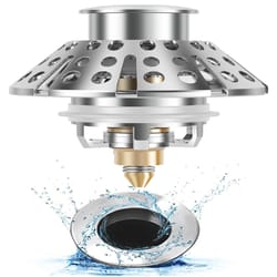 leak-proof bathtub filter sink, pop up brass sink strainer, drain basket, bouncing core stopper