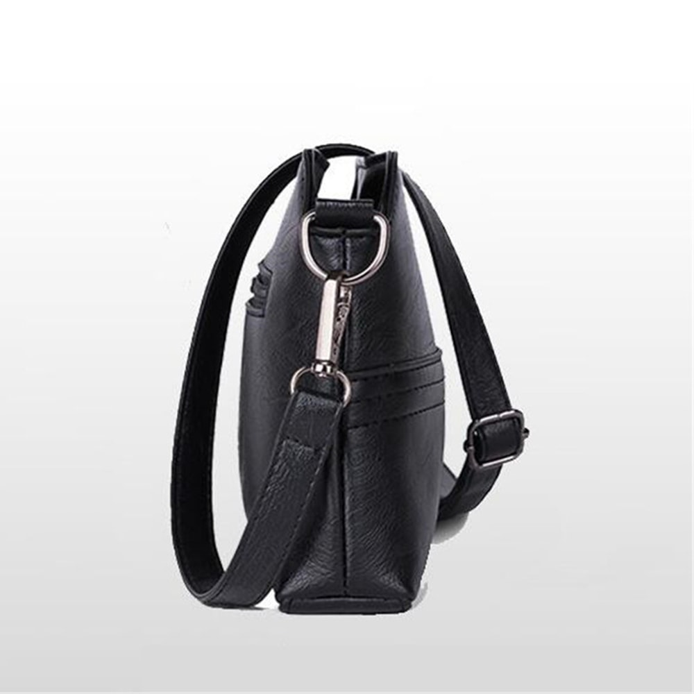 Luxury Design Shoulder Bag For Women Vintage PU Leather Ladies Messenger Bags Small Splicing Handba 3