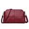 Luxury Design Shoulder Bag For Women Vintage PU Leather Ladies Messenger Bags Small Splicing Handba 5