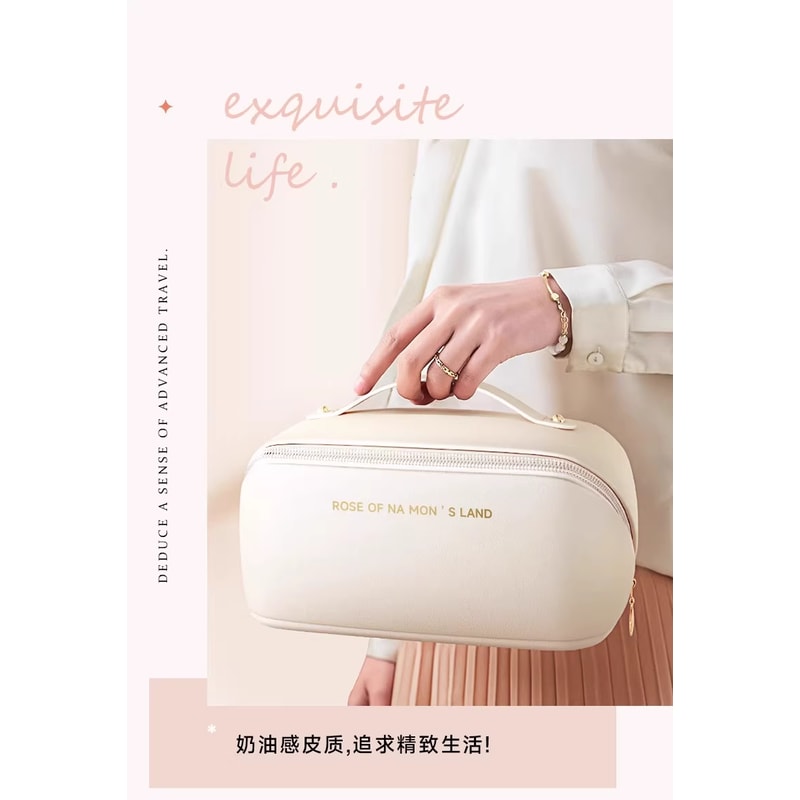 Women Luxury Makeup Organizer Toiletry Kit Bag Cosmetic Storage Case Zipper Pouch For Travel 2