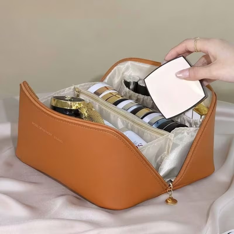 Women Luxury Makeup Organizer Toiletry Kit Bag Cosmetic Storage Case Zipper Pouch For Travel 5