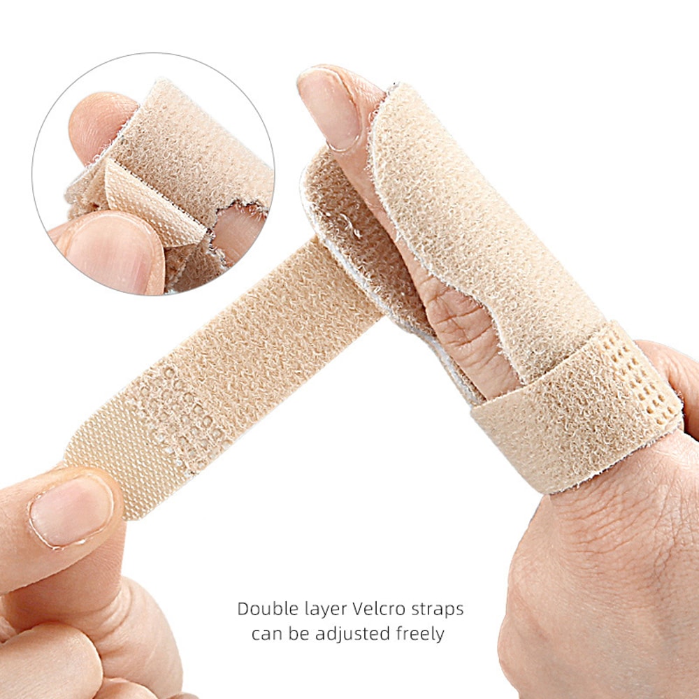 Finger Splint Corrector Support, Pain Relief Trigger Finger Splint, Straighten Brace Adjustable Sprain Dislocation
