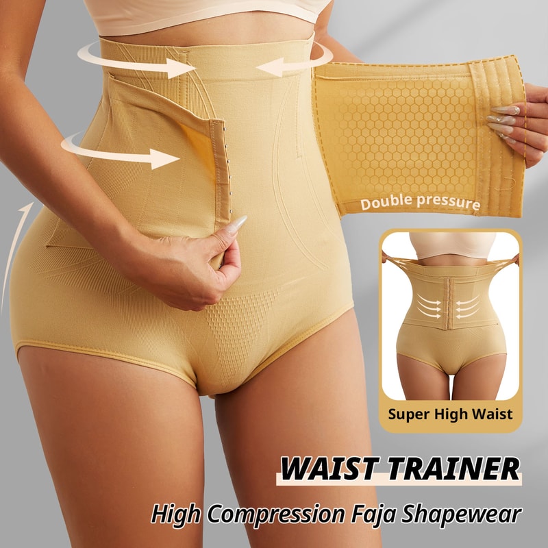 Seamless High Waist Waist Cincher for Women, Strong Compression Tummy Control Shaper, Belly Shaping