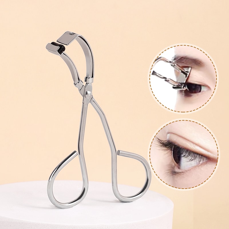 Stainless Steel Portable Eyelash Curler WideAngle Curling Tool For Extensions 0