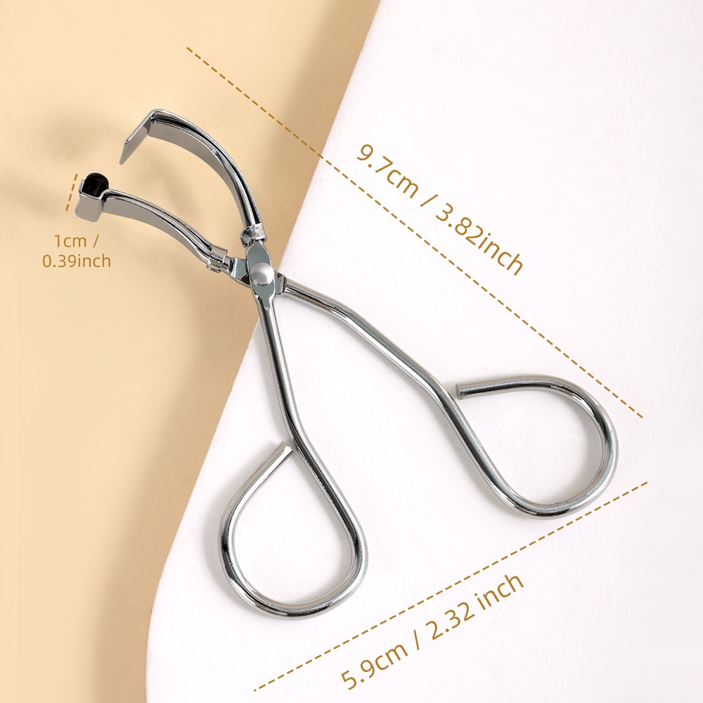 Stainless Steel Portable Eyelash Curler WideAngle Curling Tool For Extensions 1