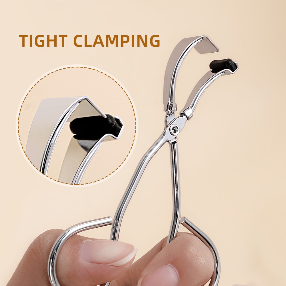 Stainless Steel Portable Eyelash Curler WideAngle Curling Tool For Extensions 3