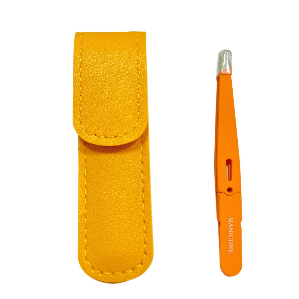 Eyebrow Tweezer Fine Hair Puller Stainless Steel Slanted Eye Brow Clips 4